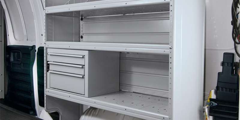GMC Savana Cargo interior storage features